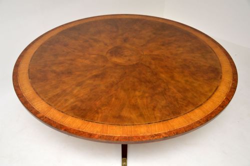 fig 2. Antique Sheraton Revival Dining Table & Ten Chairs