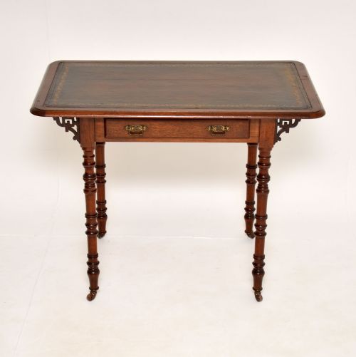 fig 1. Antique Victorian Mahogany Writing Table