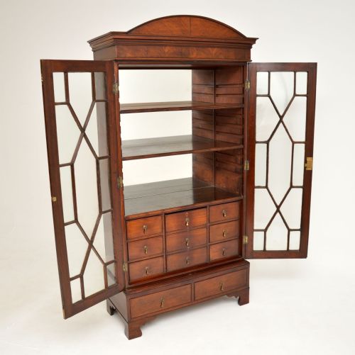 fig 1. Antique Georgian Mahogany Bookcase