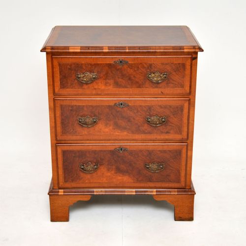 fig 1. Antique Burr Walnut Chest of Drawers