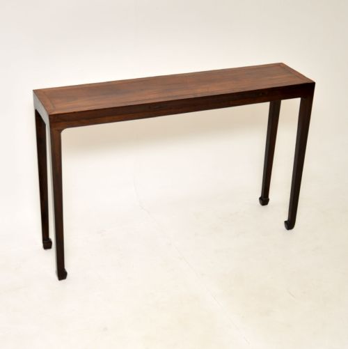 Antique Chinese Solid Elm Console / Side Table
