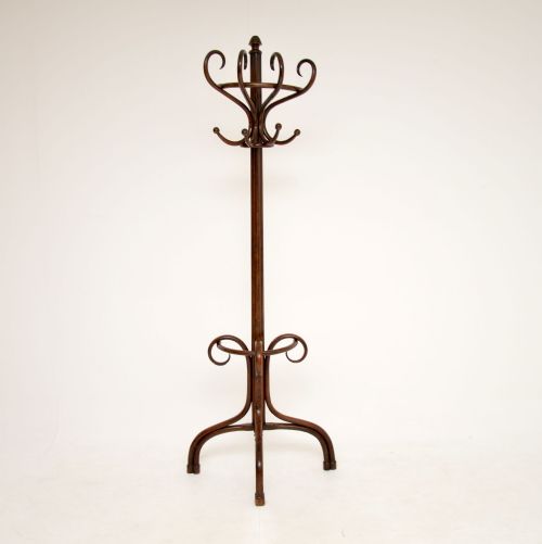 Antique Bentwood Half Hatstand / Coat Rack