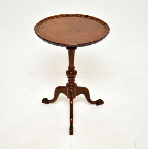 Antique Burr Walnut Wine Table