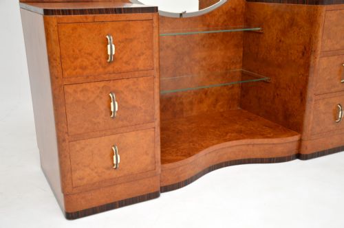 fig 2. Art Deco Burr Walnut Dressing Table & Stool