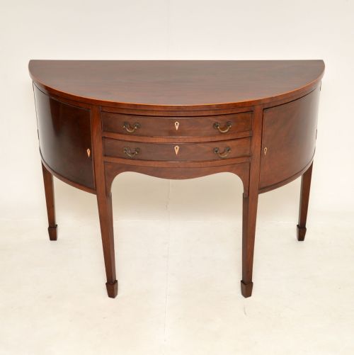 Antique George III Mahogany Bow Front Sideboard