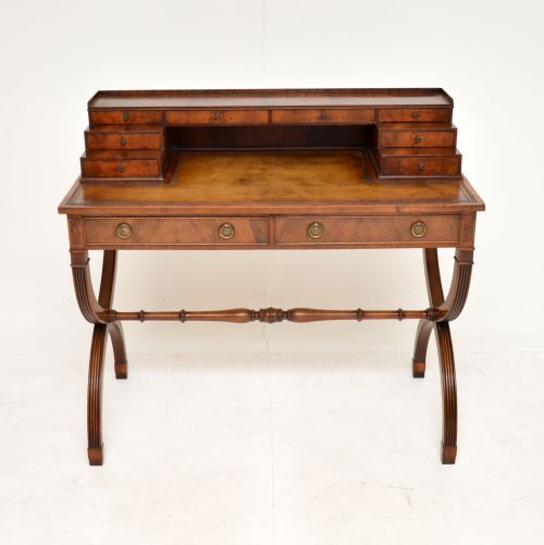 fig 1. Antique Mahogany Escritoire Writing Desk
