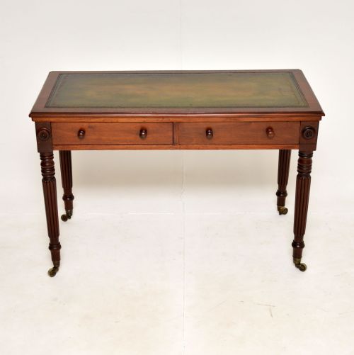 fig 1. Antique Victorian Mahogany Writing Desk