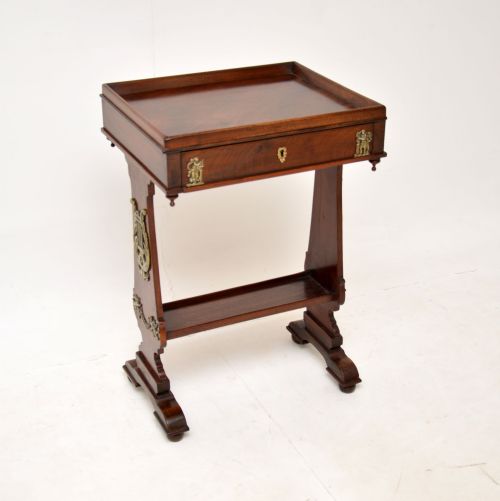Antique Regency Mahogany Side Table