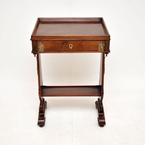 fig 1. Antique Regency Mahogany Side Table