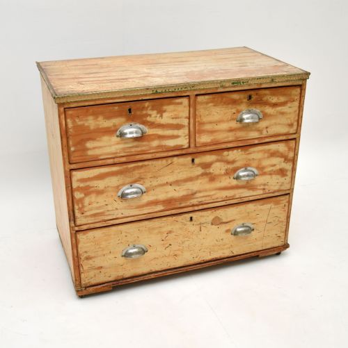 Antique Victorian Distressed Painted Shabby Chic Chest of Drawers