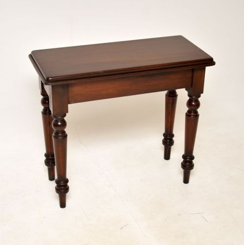 Antique Victorian Mahogany Console / Side Table