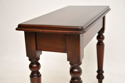 fig 1. Antique Victorian Mahogany Console / Side Table