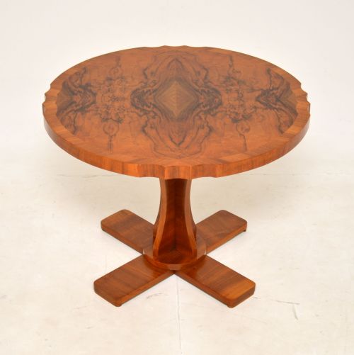 1920'S Art Deco Walnut Coffee Table by Epstein
