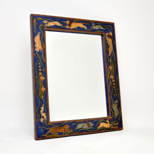 Antique Decorative Painted Mirror
