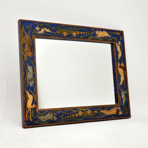 fig 1. Antique Decorative Painted Mirror