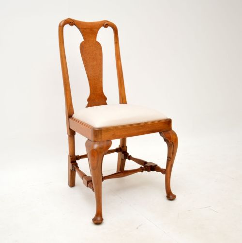 fig 1. Set of 6 Antique Walnut Dining Chairs