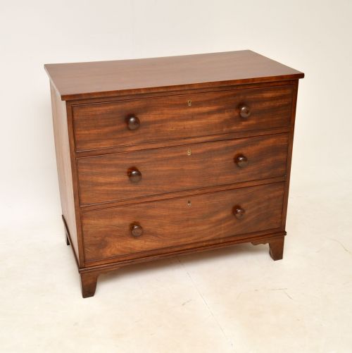 Antique Georgian Mahogany Chest of Drawers
