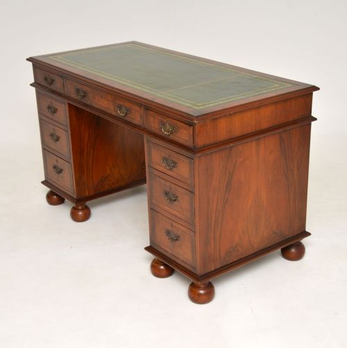 fig 2. Antique William & Mary Style Desk in Walnut