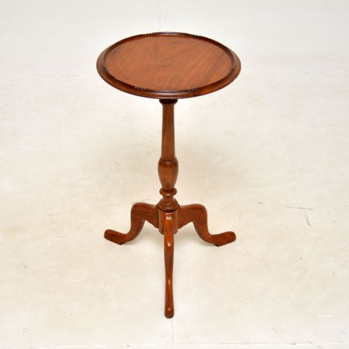 Antique Solid Walnut Wine Table
