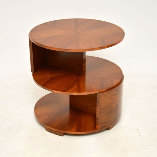 1920'S Art Deco Walnut Occasional Table
