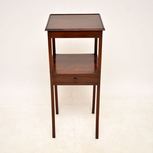 fig 1. Antique Georgian Mahogany Side Table