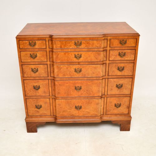fig 1. Antique Burr Walnut Chest of Drawers