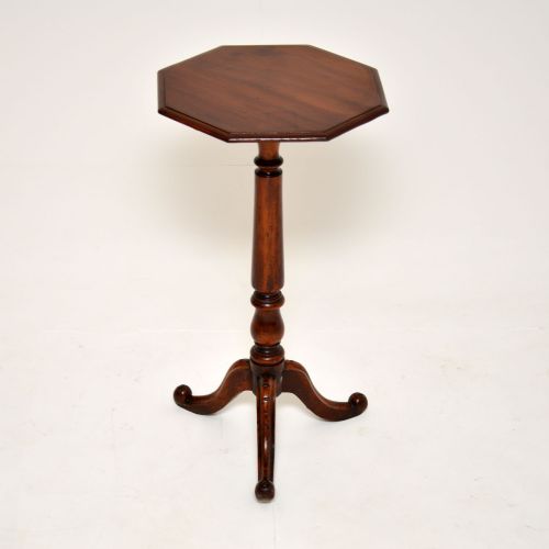 fig 1. Antique Victorian Mahogany Occasional Side Table
