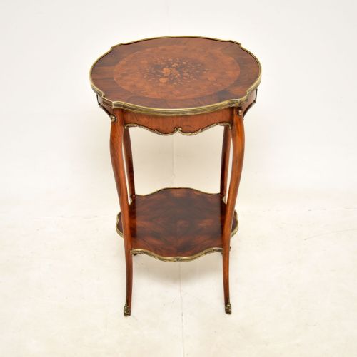 fig 1. Antique French Inlaid Rosewood Occasional Side Table