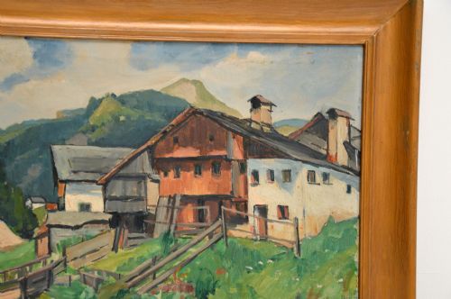 ANTIQUE IMPRESSIONIST OIL PAINTING BY A MICHAELIS - ADDITIONAL PHOTO 3