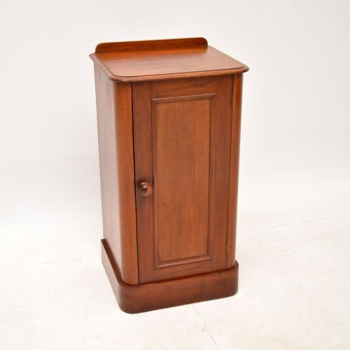 Antique Victorian Mahogany Bedside Cabinet
