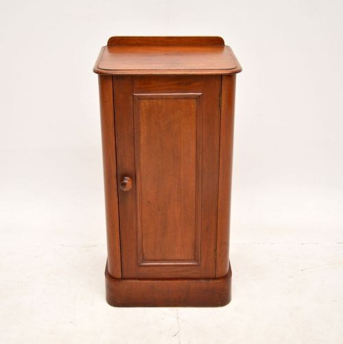 fig 1. Antique Victorian Mahogany Bedside Cabinet