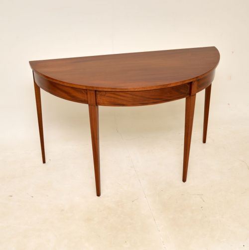 Antique George III Mahogany Console Table
