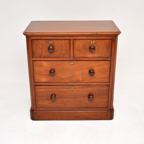 fig 1. Antique Victorian Mahogany Chest of Drawers
