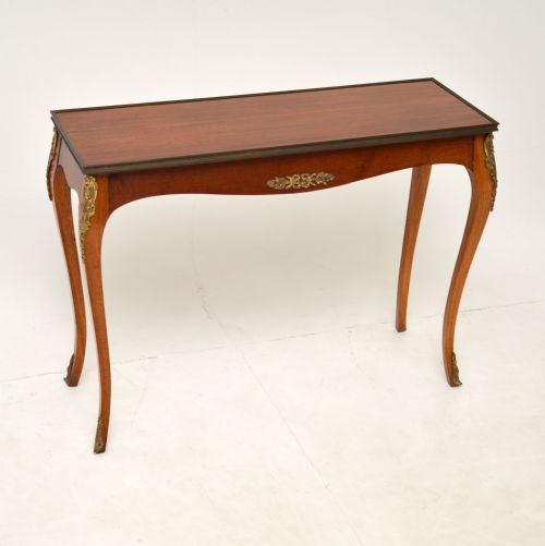 Antique French Mahogany Side Table
