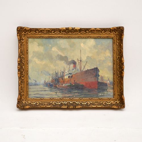 Antique Oil Painting on Canvass by Gerard Wiegman (1875-1964)
