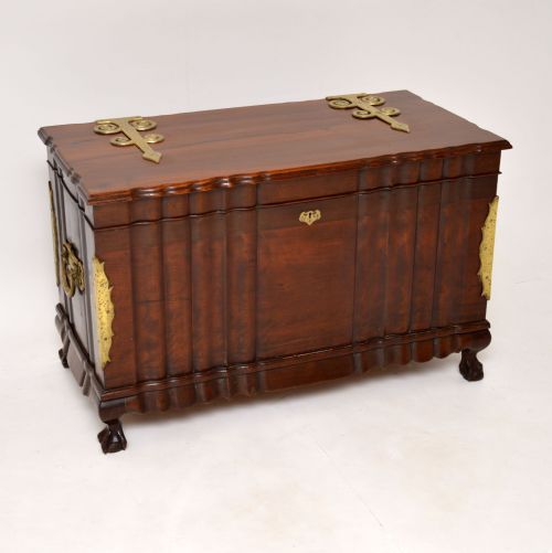 Antique Dutch Walnut Blanket Chest / Trunk
