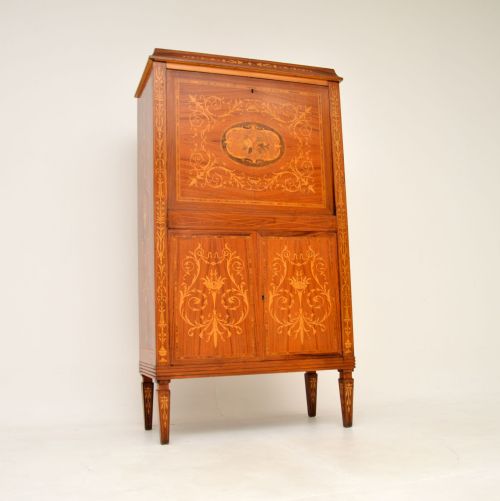 Antique Italian Inlaid Marquetry Drinks Cabinet
