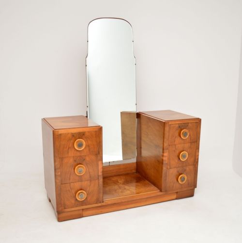 1920’S Art Deco Walnut Dressing Table
