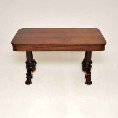 fig 1. Antique William IV Rosewood Writing Desk
