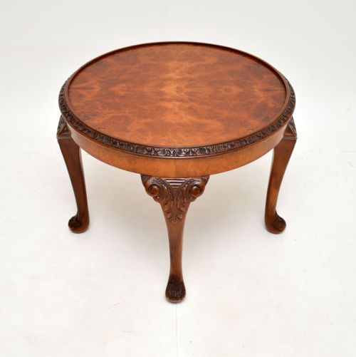 Antique Burr Walnut Coffee Table

