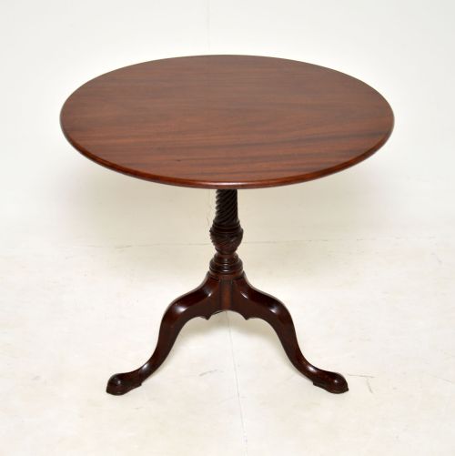 fig 1. Antique Georgian Mahogany Snap Top Table
