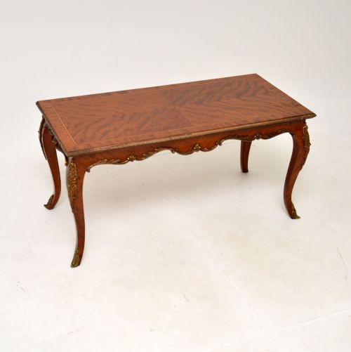 Antique French Walnut Coffee Table
