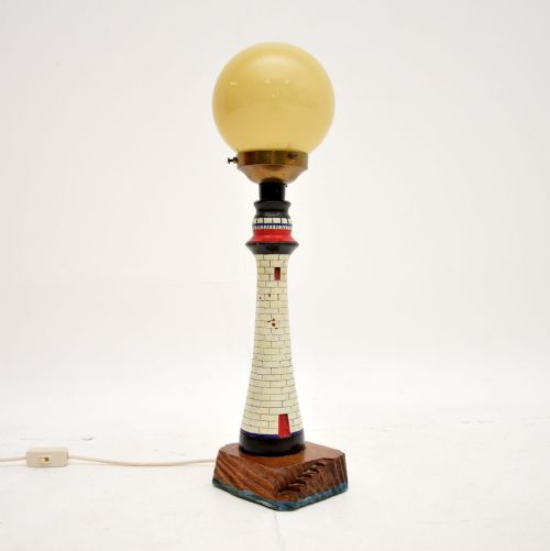 Antique Lighthouse Table Lamp

