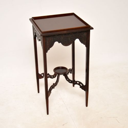 Antique Edwardian Mahogany Occasional Side Table
