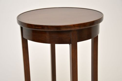 fig 1. Antique Edwardian Mahogany Plant Stand