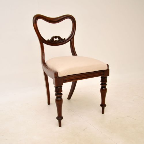 fig 1. Set of Six William IV Period Mahogany Dining Chairs