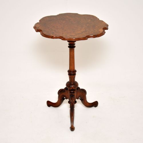 Antique Victorian Walnut Occasional Side Table
