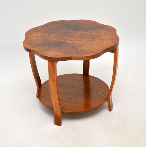 Art Deco Figured Walnut Occasional / Coffee Table
