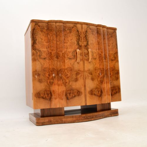 Art Deco Burr Walnut Cabinet by Harry and Lou Epstein
