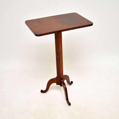 Antique Georgian Walnut Tripod Side Table
